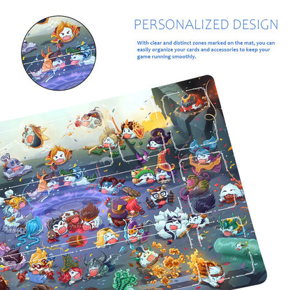 Poro - League Of Legends Riftbound Playmat 24x14 in + Free Storage Bag