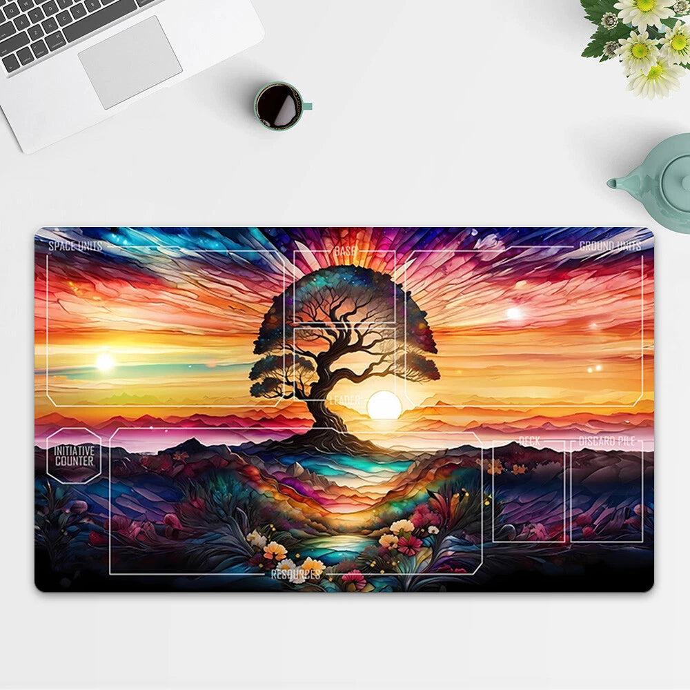 Playmat Landscape TCG Starwars : Unlimited Trading Card Game Mat Free Bag