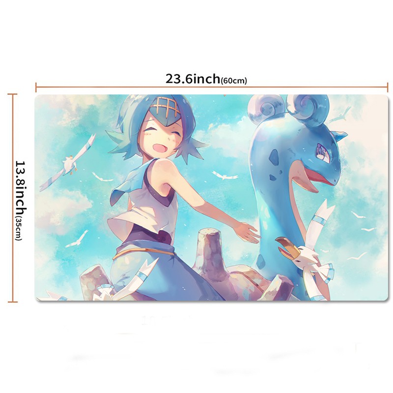 Lana Lapras Board Game Pokemon Playmat PTCG TCG CCG Pad Trading Card Games Mat