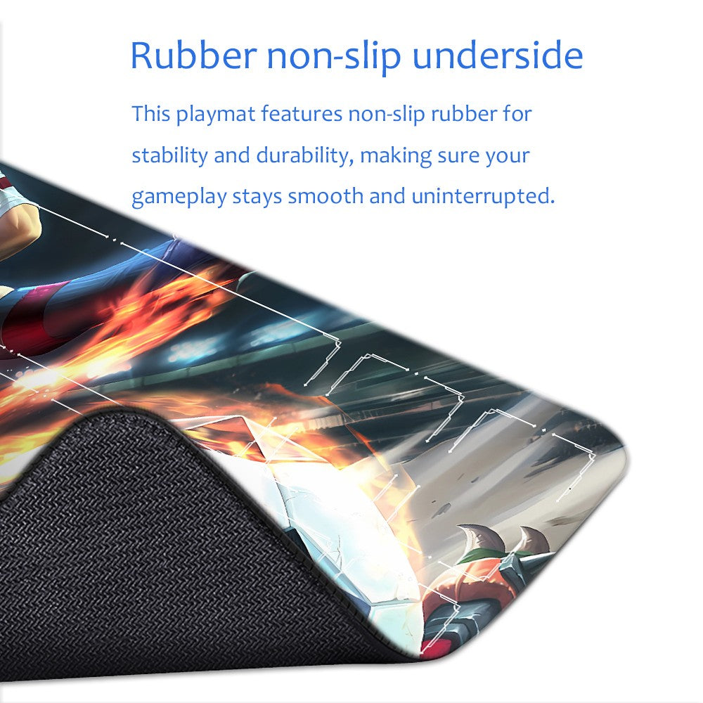 Lee Sin - League Of Legends Riftbound Playmat 24x14 in + Free Storage Bag