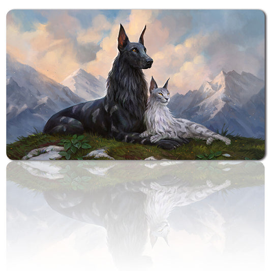 RIN AND SERI, INSEPARABLE- Board Game MTG Playmat Games Mousepad Play Mat of TCG