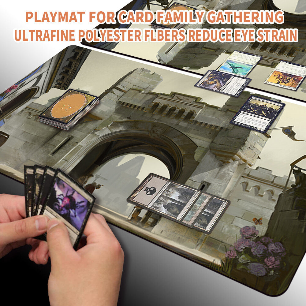 BALDUR'S GATE - Board Game MTG Playmat Mousepad Playmat of TCG CCG Stitched Edge