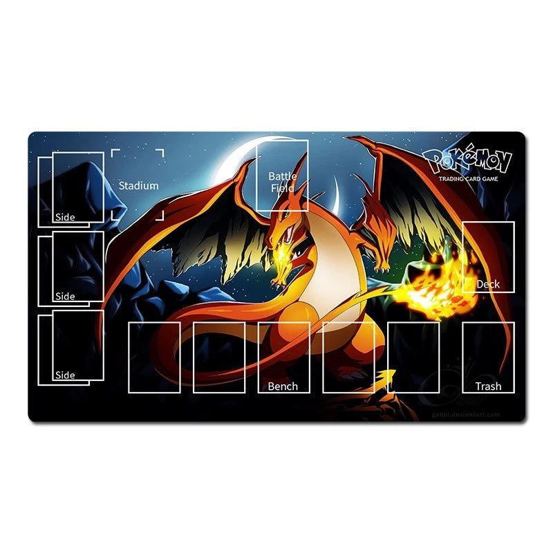 Charizard Board Game Pokemon Table Playmat TCG CCG Trading Card Games Deskmat Mousepad