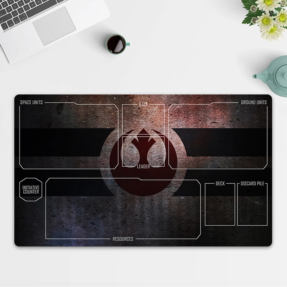 Playmat Rebel Alliance TCG Starwars : Unlimited Trading Card Game Mat Free Bag