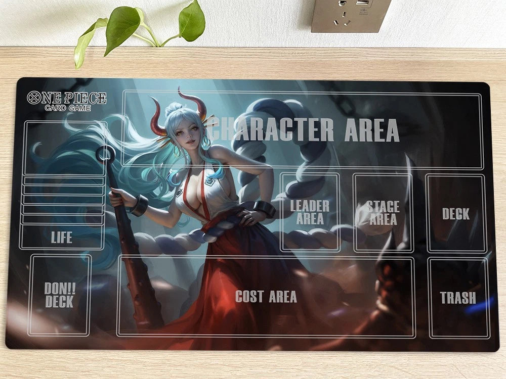 One Piece OPCG TCG CCG Yamato Table Playmat CCG OPCG Gaming Mat Trading Card Game Desk Mat Mouse Pad
