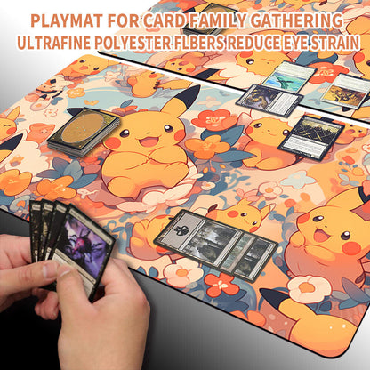 New Pokemon Pikachu Playmat Stitched Edge Pokemon TCG Playmat Stitched Edge | 1347560