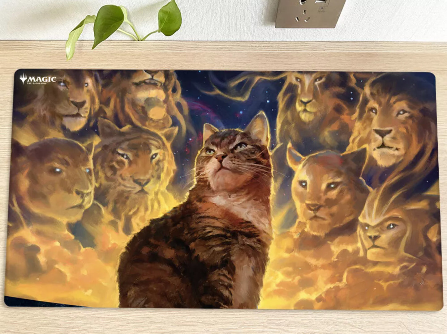 Nine Lives MTG Playmat Trading Card Game Mat TCG CCG Mouse Pad Table Play Mat