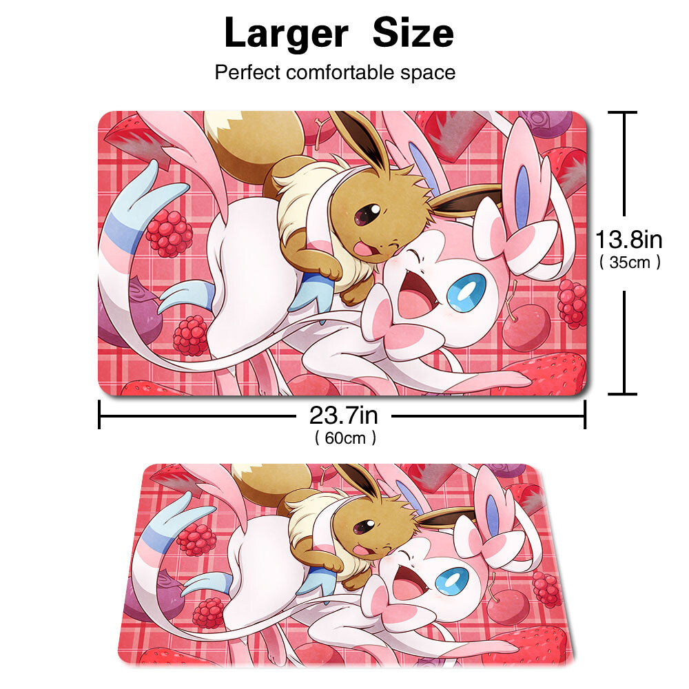 543302 - Board Game Pokemon  Eevee Playmat Games Mousepad Play Mat of TCG