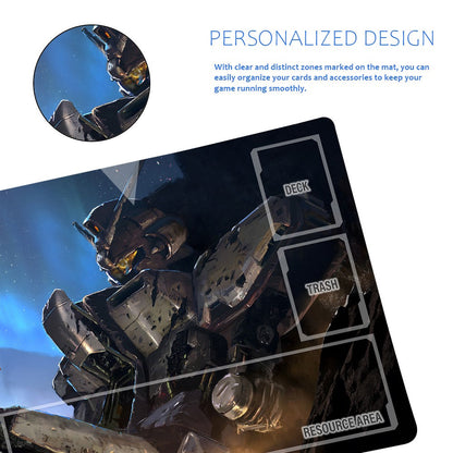 Gundam Playmat Suitable for GCG , includes Storage Bag, 24 x 14 inches (1166536)