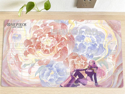 One Piece Jewelry Bonney Table Playmat CCG OPCG Mat Trading Card Game Mousepad Deskmat