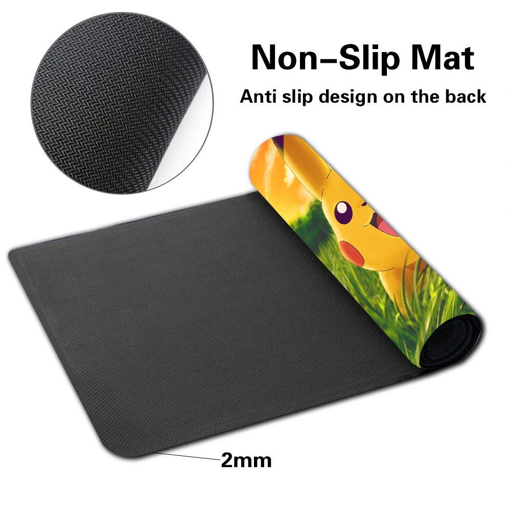 Pikachu Board Pokemon Table Playmat PTCG TCG CCG Play Pad Trading Card Games Mat