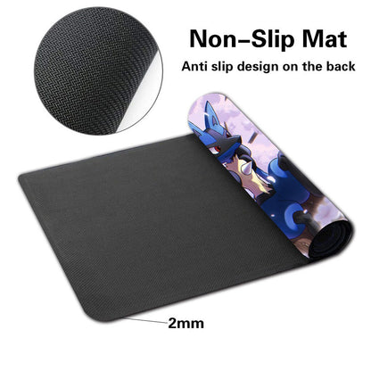Riolu & Lucario Board Game Pokemon Table Playmat Play Mat TCG CCG Pad Mousepad