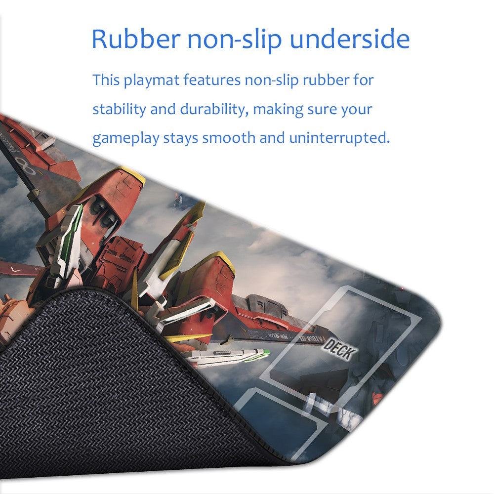 Gundam Playmat Suitable for GCG , includes Storage Bag, 24 x 14 inches (75960)