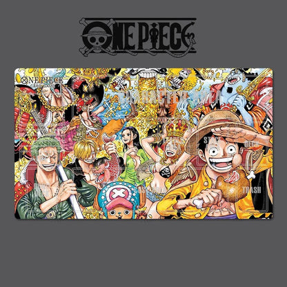 Collage of One Piece characters with the One Piece logo at the top.