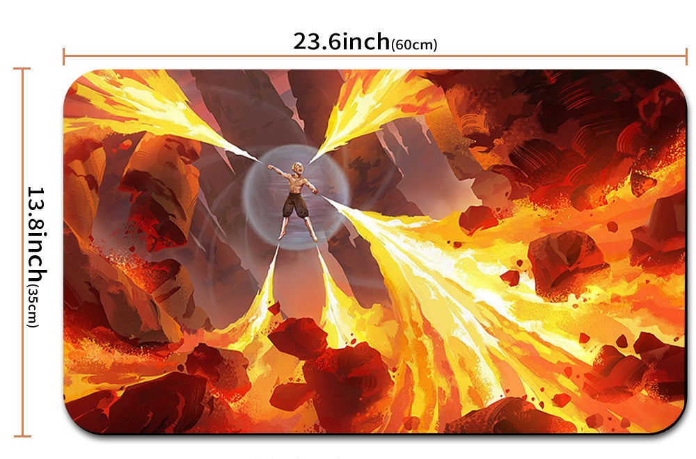 Fiery Confluence - MTG Playmat | TCG CCG Card Game Mat | Non-Slip Base