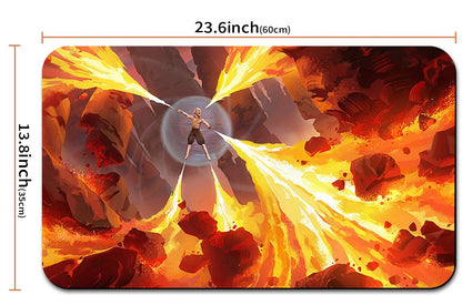 Fiery Confluence - MTG Playmat | TCG CCG Card Game Mat | Non-Slip Base