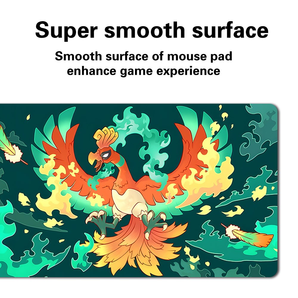 230206 - Board Game Pokemon Ho-Oh Playmat Games Mousepad Play Mat of TCG