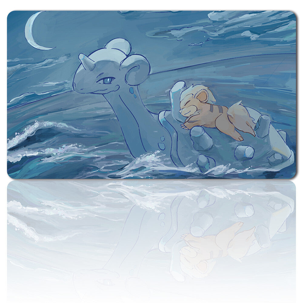 144106 - Board Game Pokemon Lapras Playmat Games Mousepad Play Mat of TCG