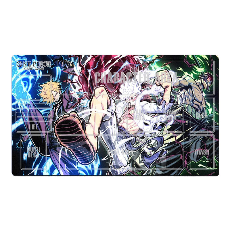 Sanji Luffy Zoro One Piece Table Playmat OPCG TCG CCG Play Pad Trading Card Game Mat