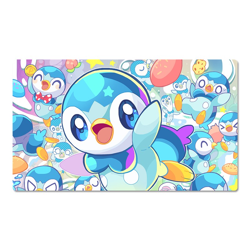 Piplup Board Game Pokemon Table Playmat TCG CCG Pad Card Game Play Mat Mousepad
