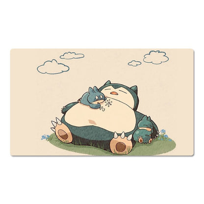 Snorlax Board Game Pokemon Table Playmat Card Play Mat TCG CCG Pad Mousepad