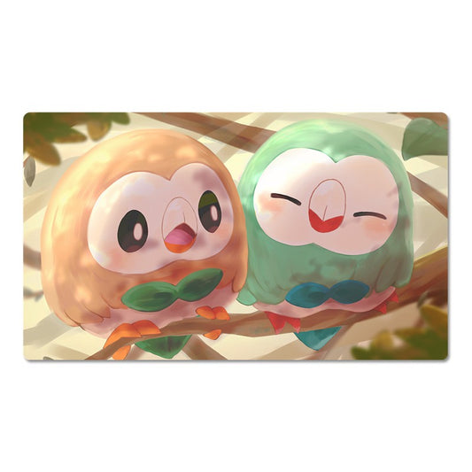Rowlet Board Game Pokemon Table Playmat Card Play Mat TCG CCG Pad Mousepad