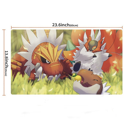 Tyrantrum Board Game Pokemon Playmat PTCG TCG CCG Pad Trading Card Games Mat