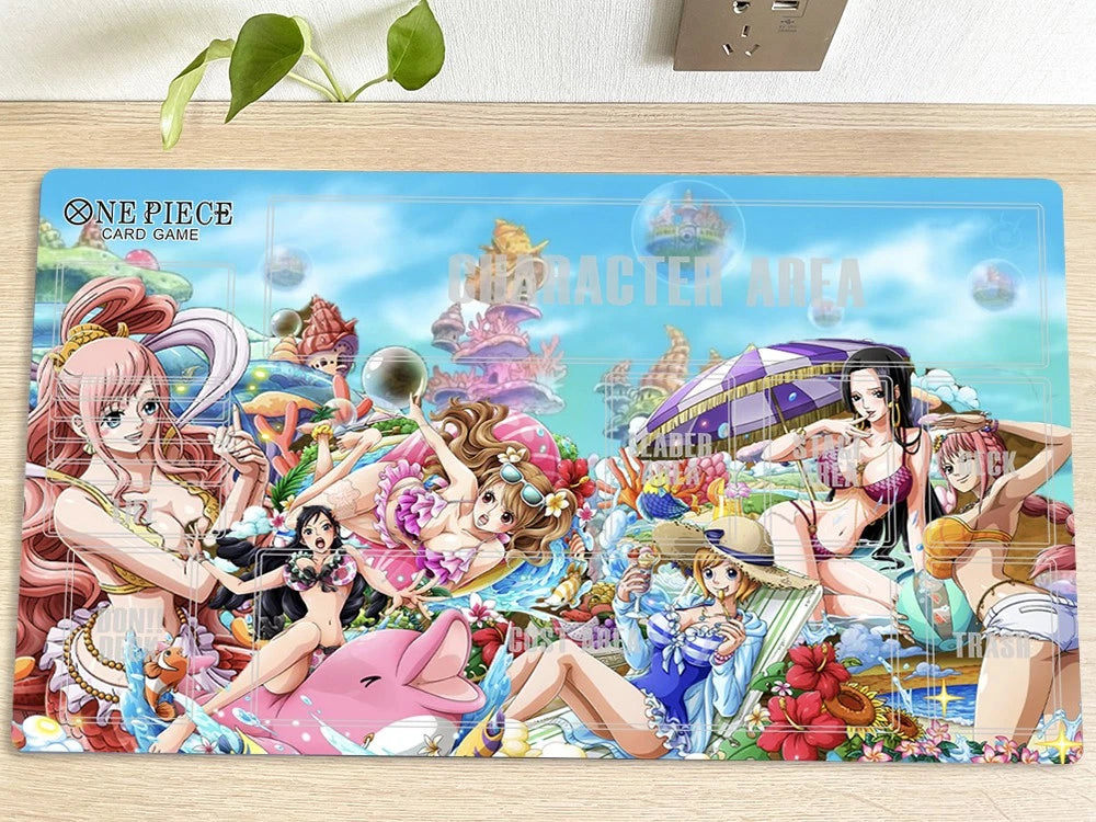 Girls Beach One Piece Table Playmat OPCG TCG CCG Pad Trading Card Game DeskMat Mousepad