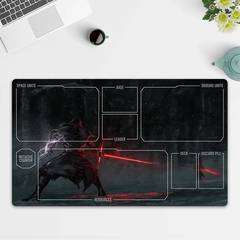 Playmat Lightsaber TCG Starwars : Unlimited Trading Card Game Play Mat Free Bag