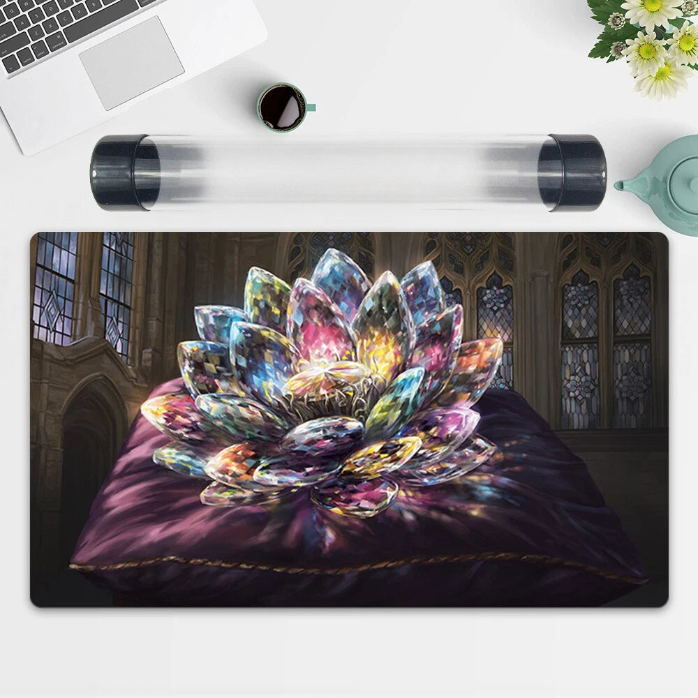 Jeweled Lotus Playmat Custom Duel Mat Free Best Tube
