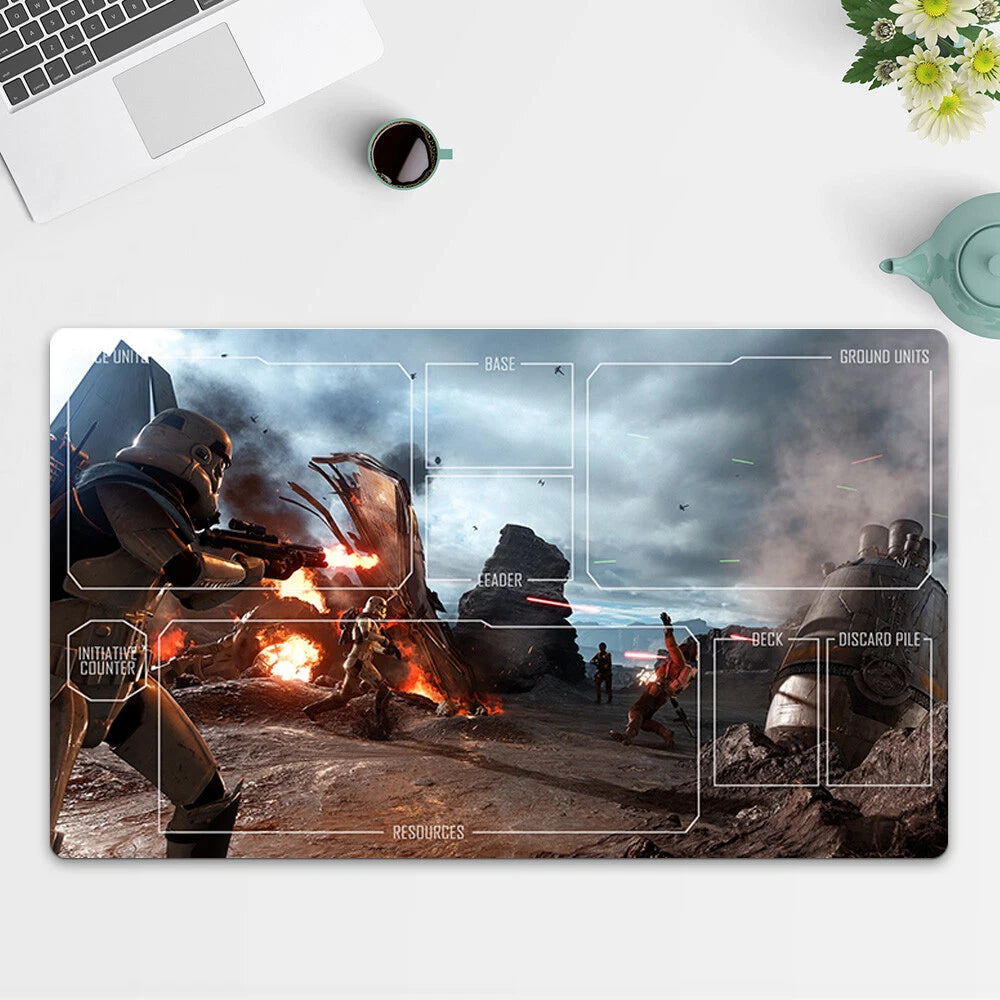 Playmat Battlefront TCG Starwars : Unlimited Trading Card Game Play Mat Free Bag