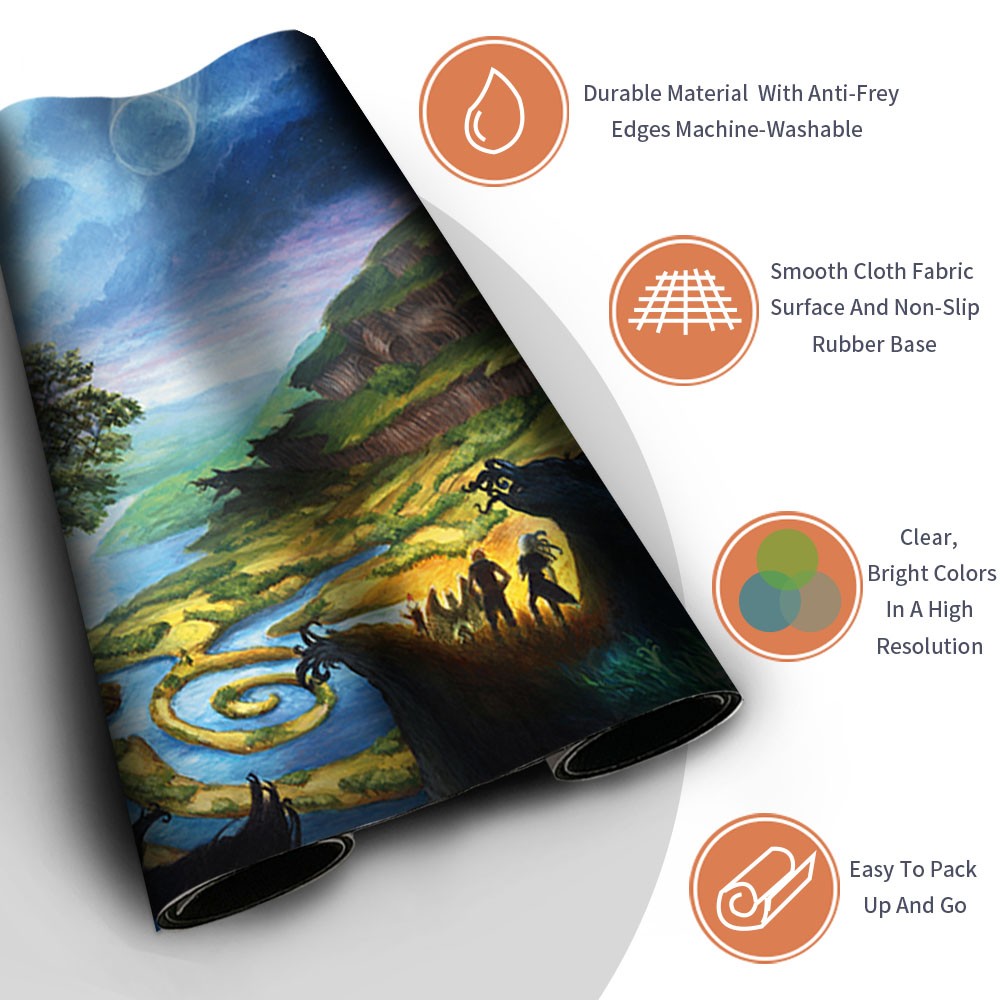 EVOLVING WILDS - MTG Playmat | TCG CCG Card Game Mat | Non-Slip Base