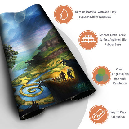EVOLVING WILDS - MTG Playmat | TCG CCG Card Game Mat | Non-Slip Base