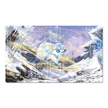 Alolan Vulpix Board Game Pokemon Table Playmat TCG CCG PTCG Card Game Deskmat Mousepad