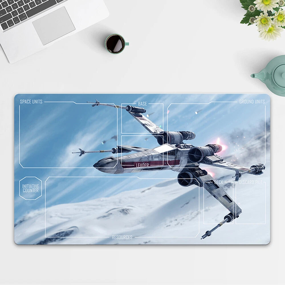 Playmat X-Wing TCG Starwars : Unlimited Trading Card Game CCG Play Mat Free Bag