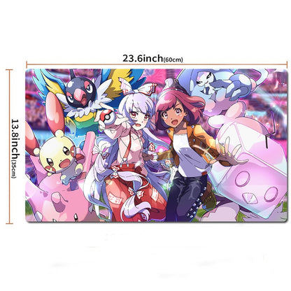 Hatteren Eiscue Board Game Pokemon Playmat TCG CCG Card Game Play Mat Mousepad