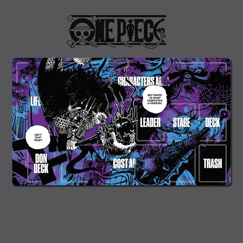 Kaido O-P Table Playmat OPCG TCG CCG Play Pad Trading Card Game Mat Mousepad