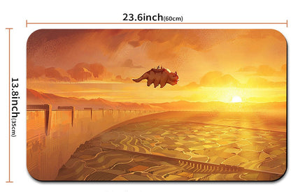 Plains - MTG Playmat | TCG CCG Card Game Mat | Non-Slip Base