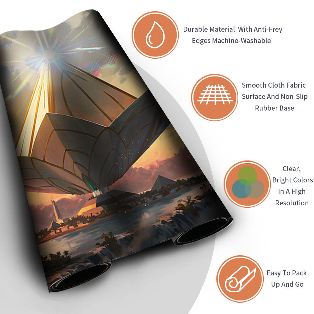 MONUMENT TO ENDURANCE - Magic The Gathering MTG Playmat TCG CCG MTG Playmat Stitched Edge