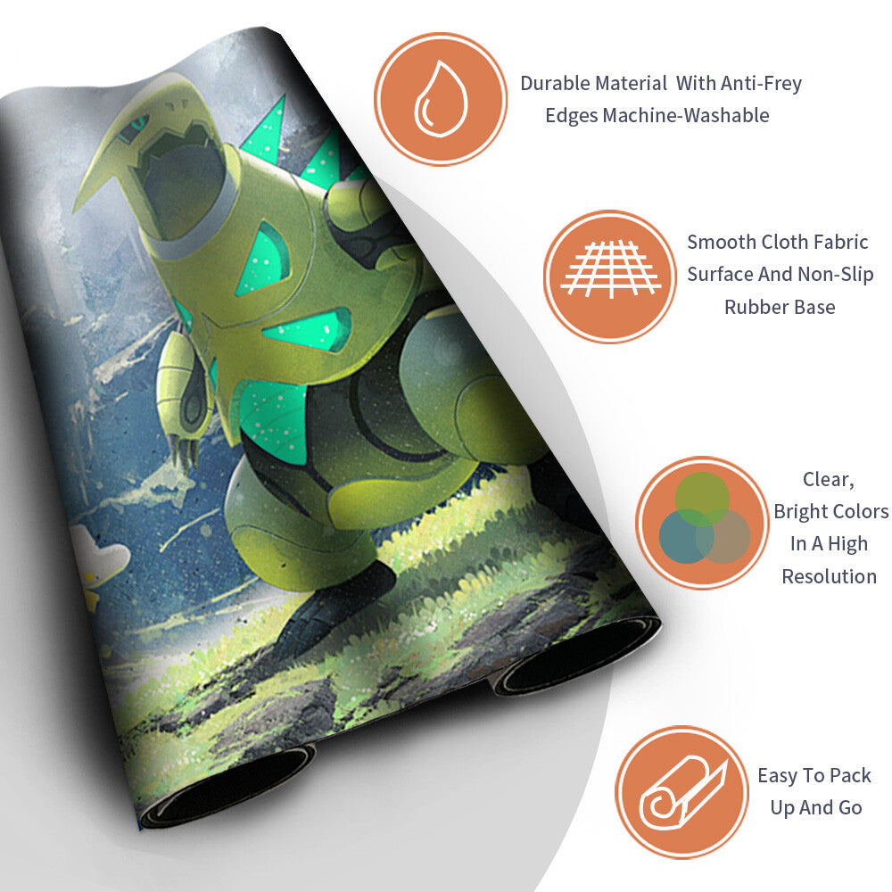 New Pokemon Tyranitar Playmat Stitched Edge | Pokemon TCG Playmat Stitched Edge | 329482
