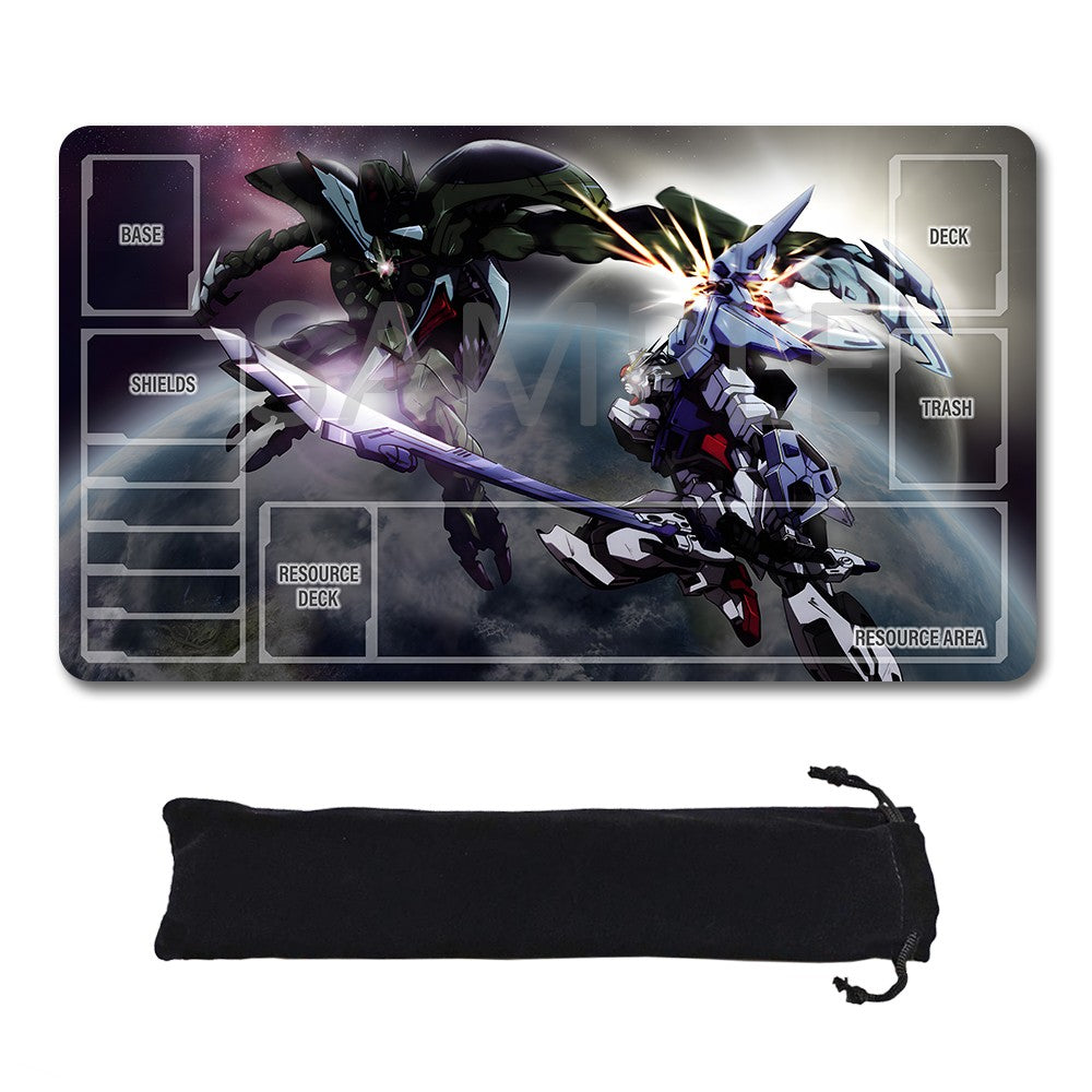 Gundam Playmat Suitable for GCG , includes Storage Bag, 24 x 14 inches (77205)