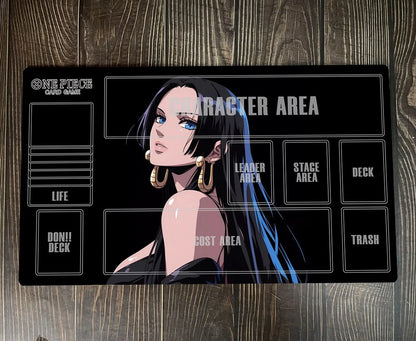 One Piece O-P OPCG TCG CCG Boa Hancock Playmat Trading Card Game DeskMat Mousepad