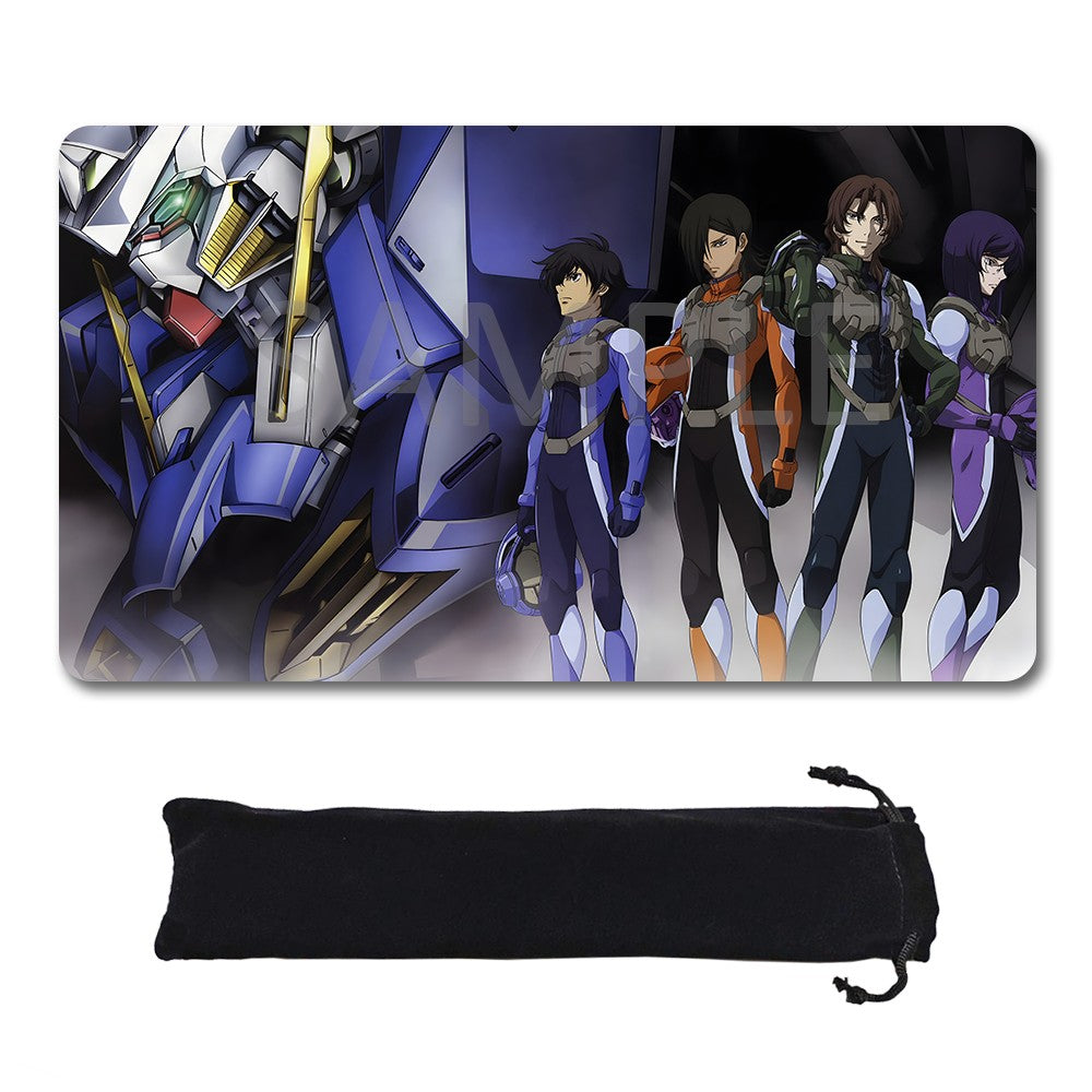 Gundam Playmat Suitable for GCG , includes Storage Bag, 24 x 14 inches (50839)