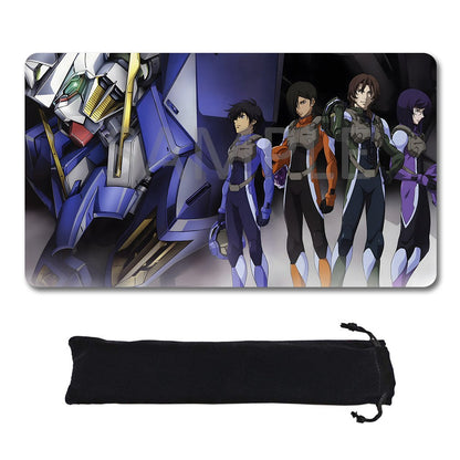 Gundam Playmat Suitable for GCG , includes Storage Bag, 24 x 14 inches (50839)
