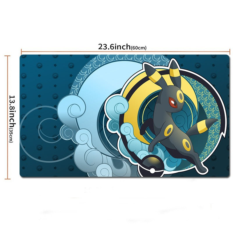 Umbreon Board Game Pokemon Table Playmat TCG CCG Mat Gaming Play Pad Free Bag