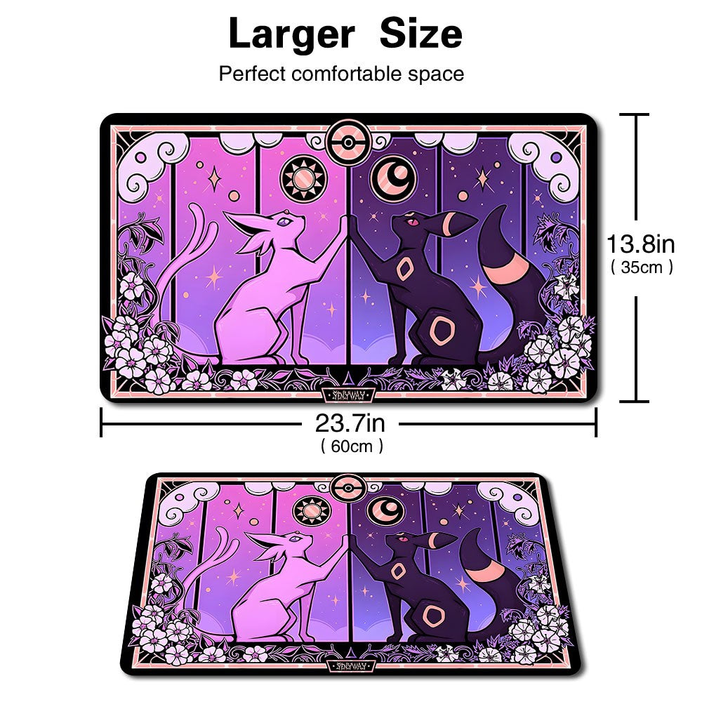 602245 - Board Game Pokemon Eevee Playmat Games Mousepad Play Mat of TCG