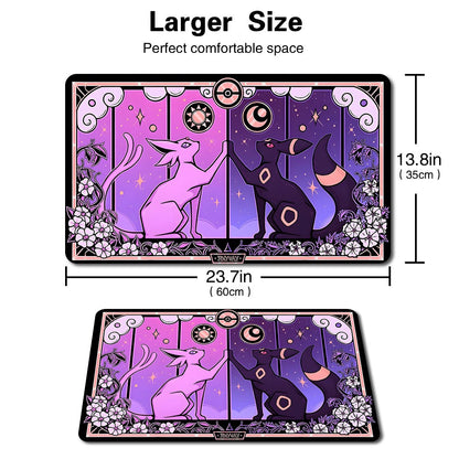 602245 - Board Game Pokemon Eevee Playmat Games Mousepad Play Mat of TCG