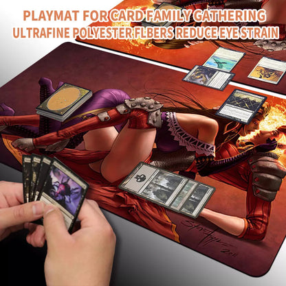 Chandra Nalaar Liliana Vess MTG Playmat Trading Card Game Mat TCG CCG Mouse Pad