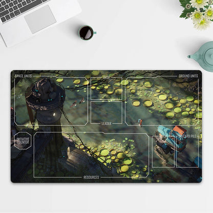 Playmat Grand Space TCG Starwars : Unlimited Trading Card Game Play Mat Free Bag