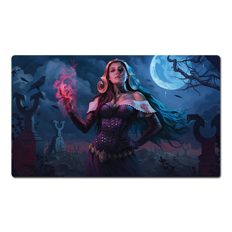 Magic the Gathering Liliana Vess Table Playmat MTG TCG CCG Pad Card Game Mat